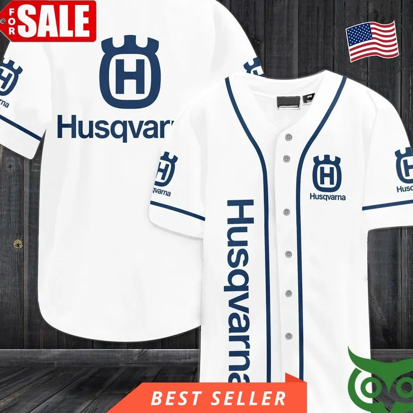 Custom Name Number Husqvarna Version Motorcycles Baseball Jersey Shirt