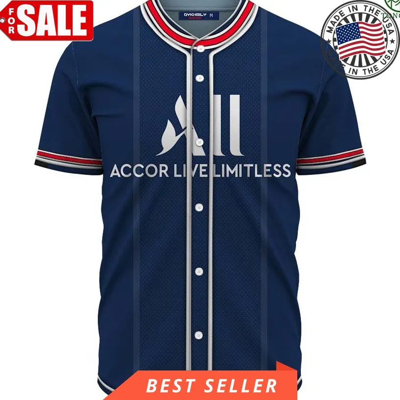 Custom Name Paris Saint Germain 30 Baseball Jersey Shirt Size up S to 5XL