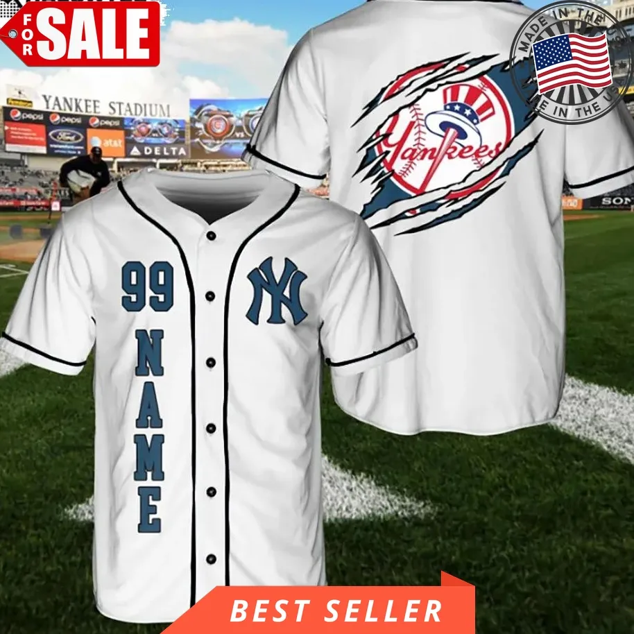Custom Yankees Baseball Jersey Basic Graphic Unisex Gift For Friends Unisex  Tshirt
