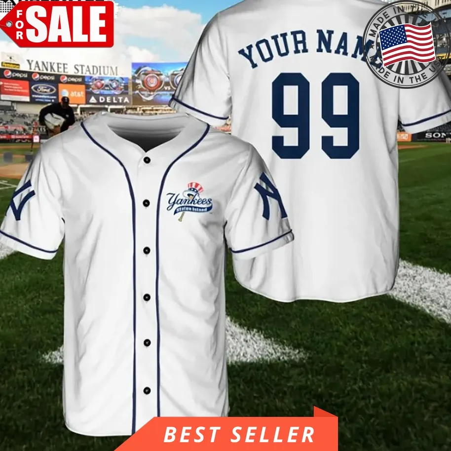 Custom Yankees Baseball Jersey Basic Graphic Unisex Gift For Your Friends Size up S to 5XL