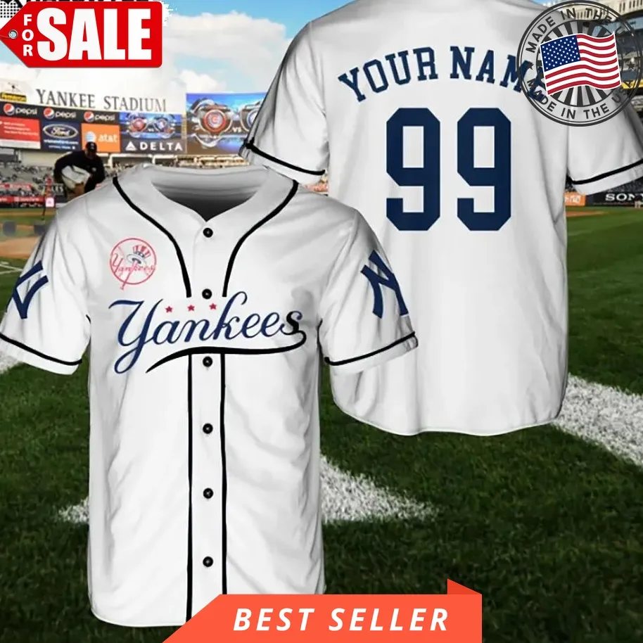 Custom Yankees Baseball Jersey Unisex Gift For Baseball Team Lovers Unisex Tshirt