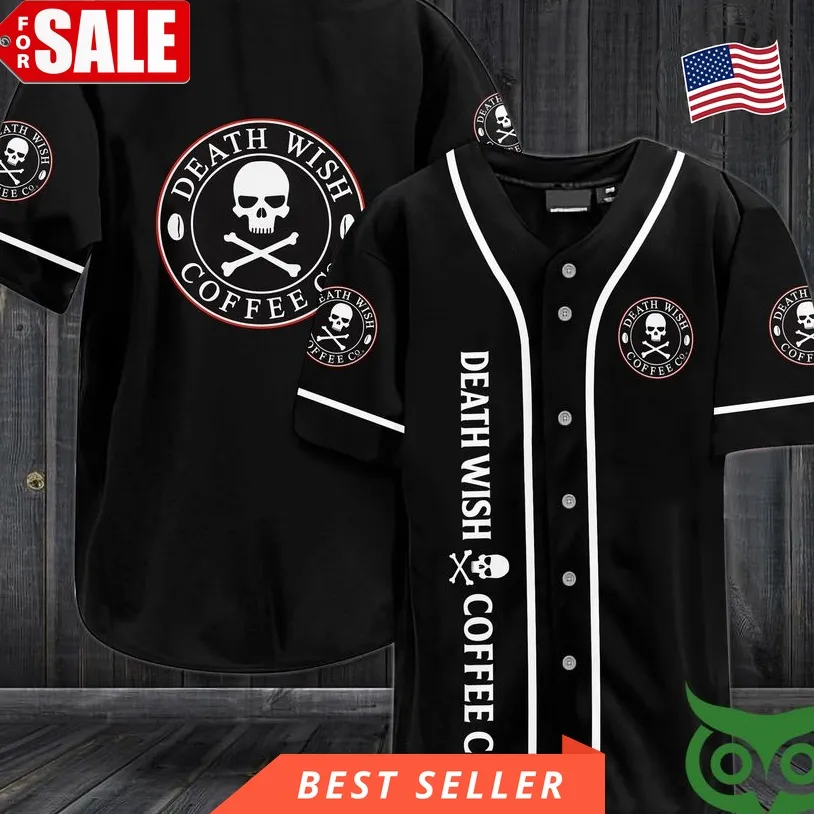 Death Wish Coffee Baseball Jersey Shirt