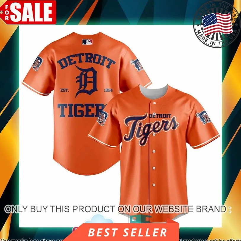 Detroit Tigers Baseball Jersey