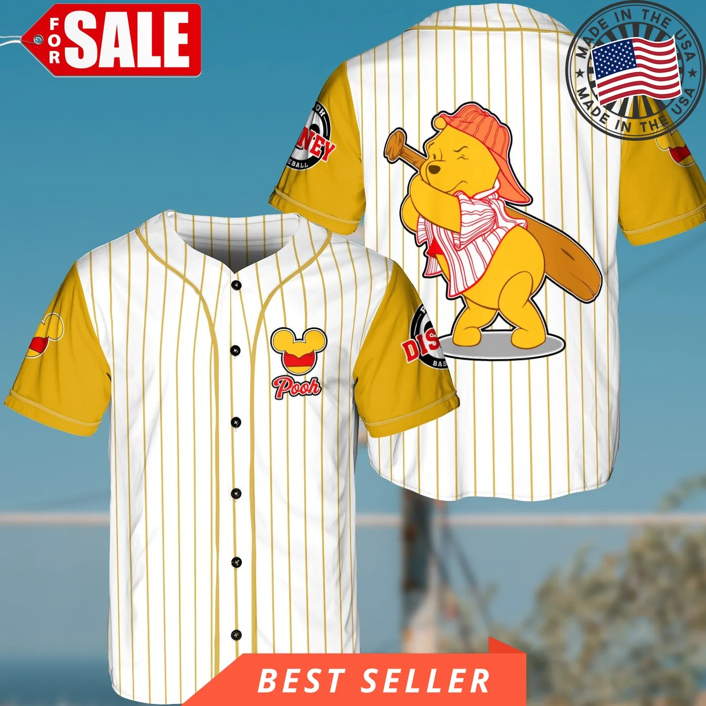 Disney Mlb For Disney Winnie Pooh Baseball Jersey