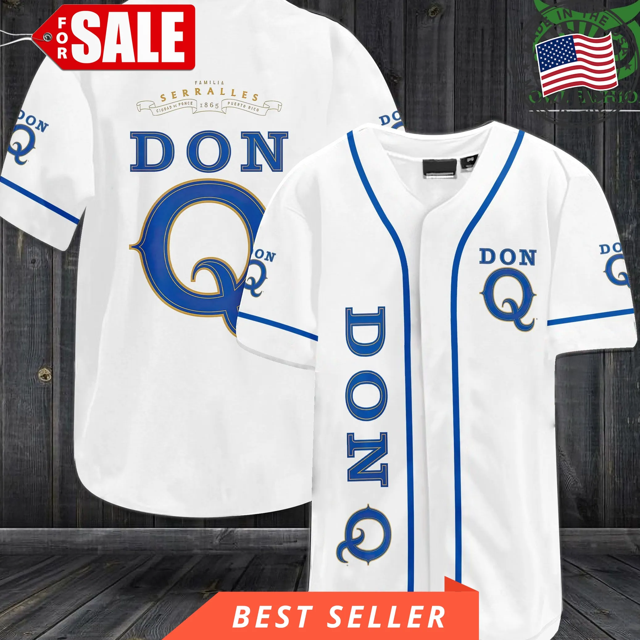 Don Q Seralles Baseball Jersey Shirt