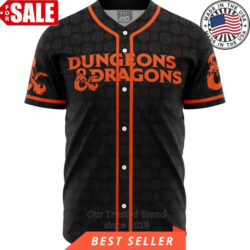 Dungeons  Dragons Baseball Jersey
