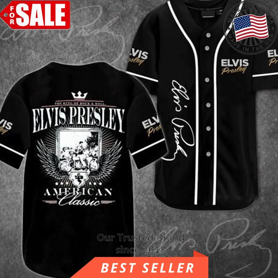 Elvis Presley American Classic Baseball Jersey Shirt