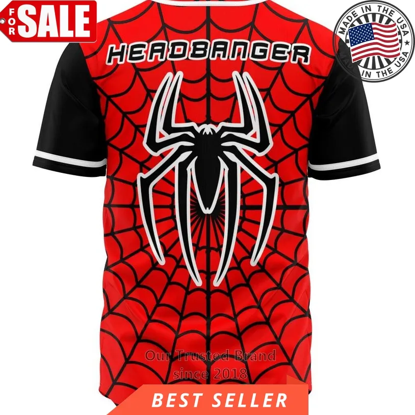 Excision Logo Spider Man Costume Baseball Jersey