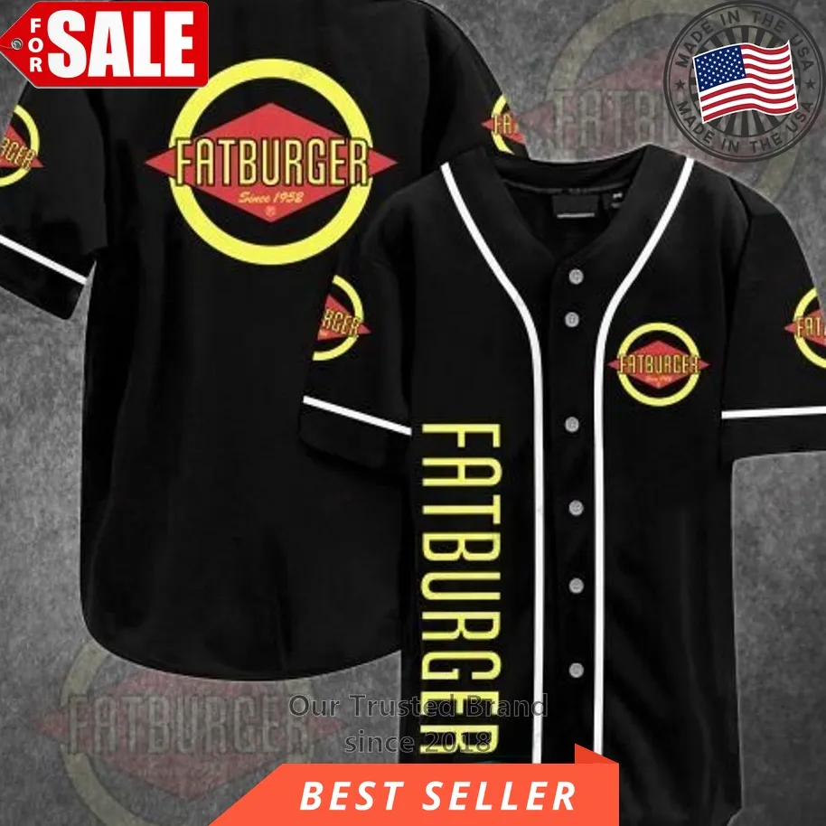 Fatburger Baseball Jersey Shirt