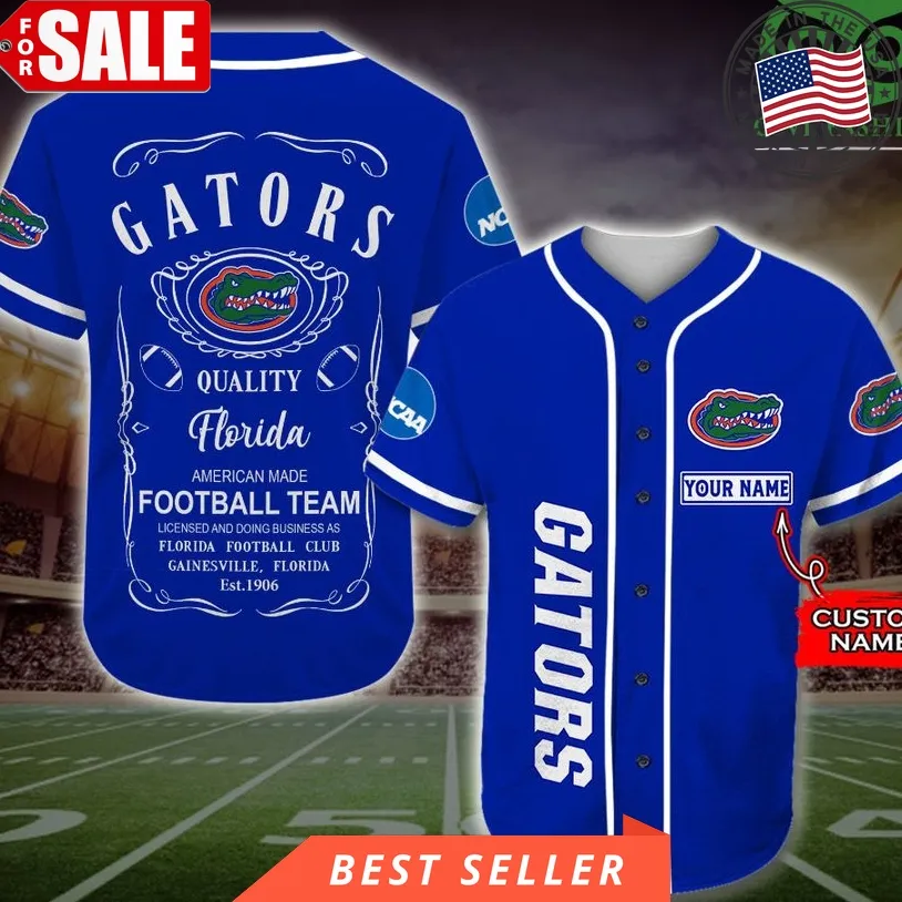 Florida Gators Baseball Jersey Jack Daniel Ncaa Custom Name