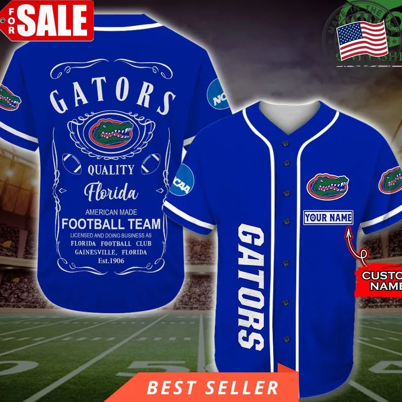  Florida Gators Baseball Jersey Jack Daniel Ncaa Custom Name 