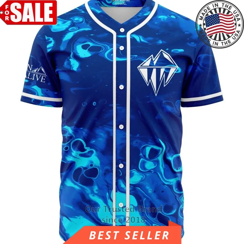 Frozen Alive Logo Are You Alive Baseball Jersey