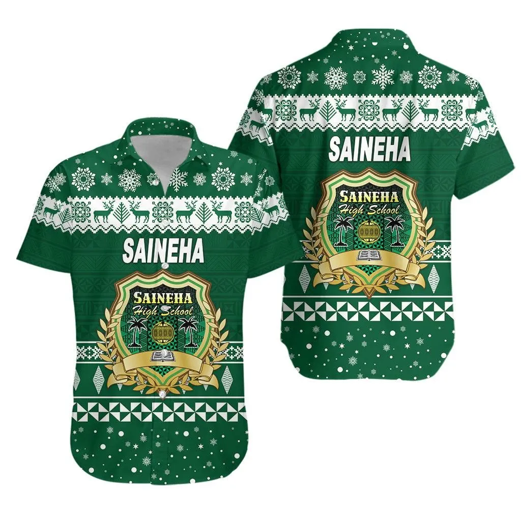Saineha High School Christmas Hawaiian Shirt Simple Style Lt8_1