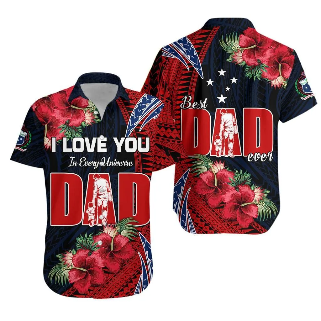 Samoa Fathers Day Hawaiian Shirt Polynesian Best Dad Ever Lt13_0