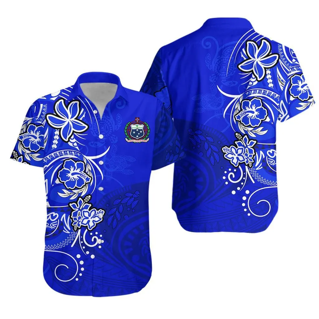 Samoa Hawaiian Shirt Be Unique Blue Lt13_0