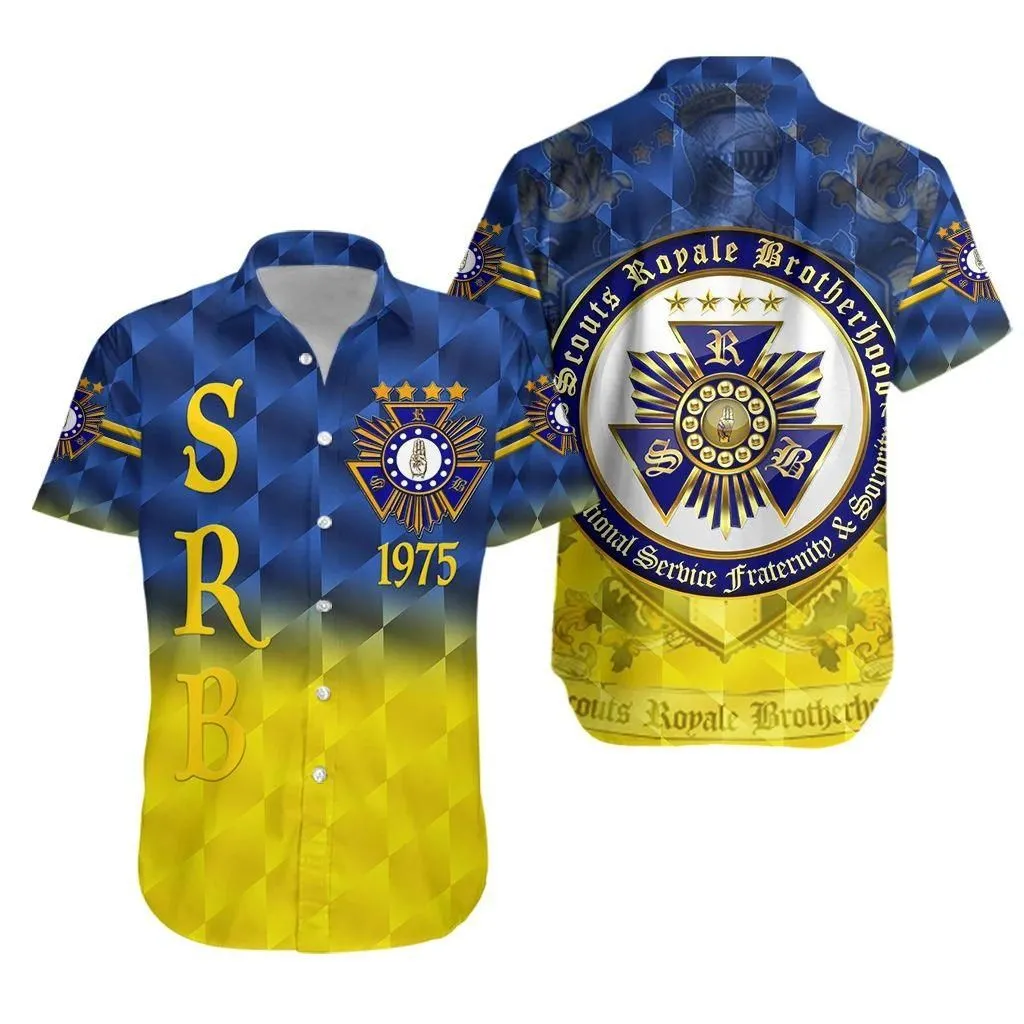 Scouts Royale Brotherhood Srb Hawaiian Shirt Original Style Blue Lt8_1