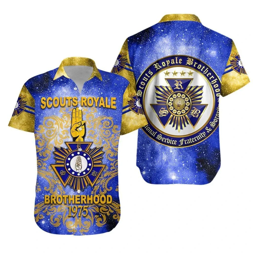 Scouts Royale Brotherhood Srb Hawaiian Shirt Unique Version Blue Lt8_1