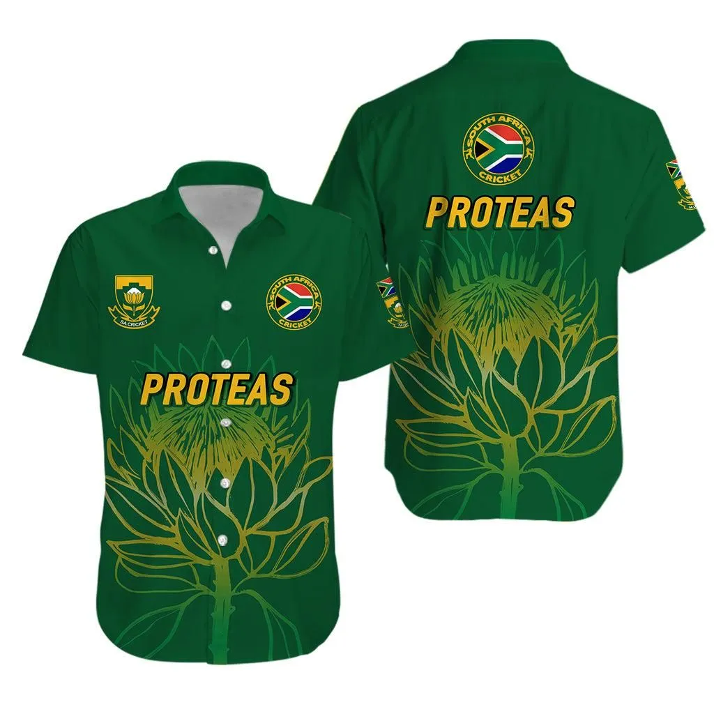 South Africa Cricket Proteas Pride Hawaiian Shirt   Lt12_0
