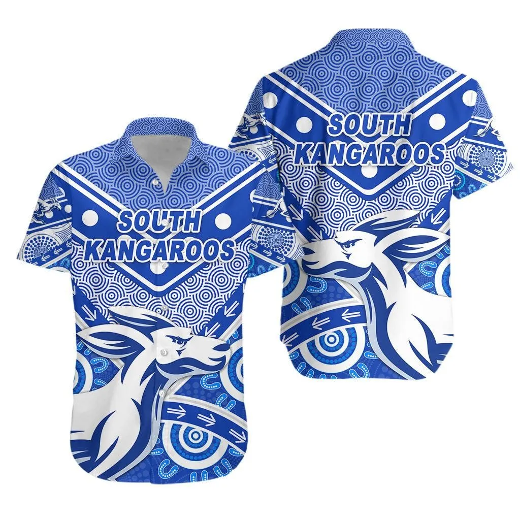 South Alice Football Club Hawaiian Shirt South Kangaroos Indigenous Version Lt8_1