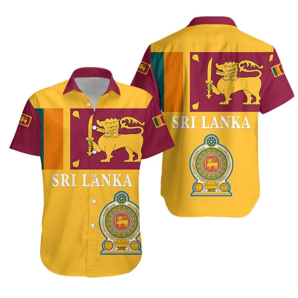 Sri Lanka Hawaiian Shirt Flag Vibes Lt8_1