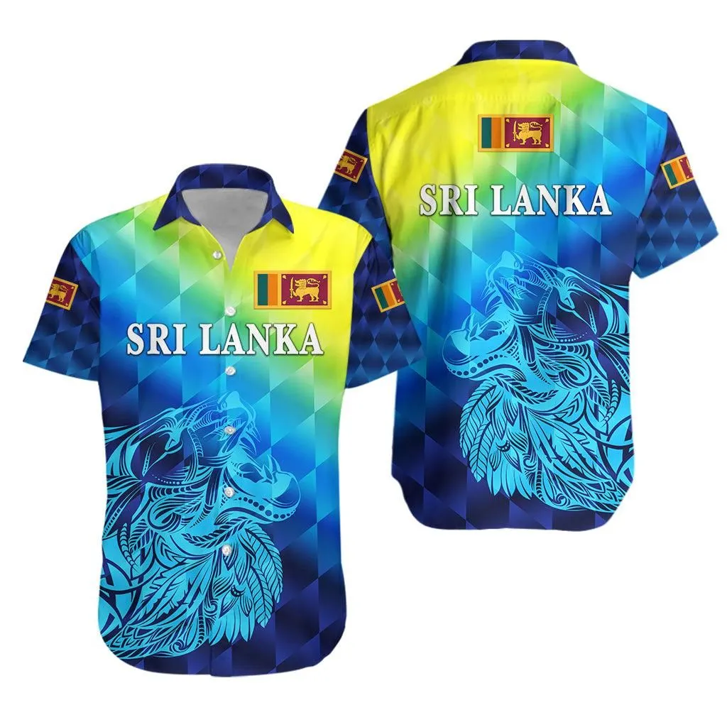 Sri Lanka Hawaiian Shirt Lion Vibes Lt8_1