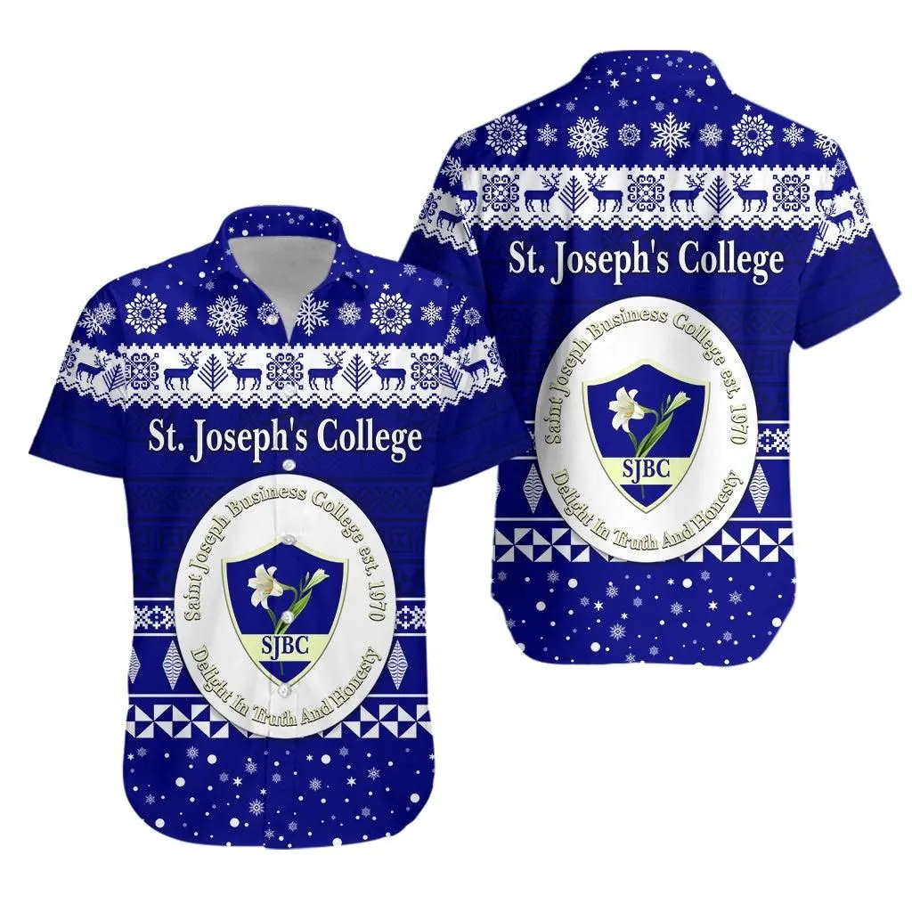 St Josephs College Christmas Hawaiian Shirt Simple Style Lt8_1