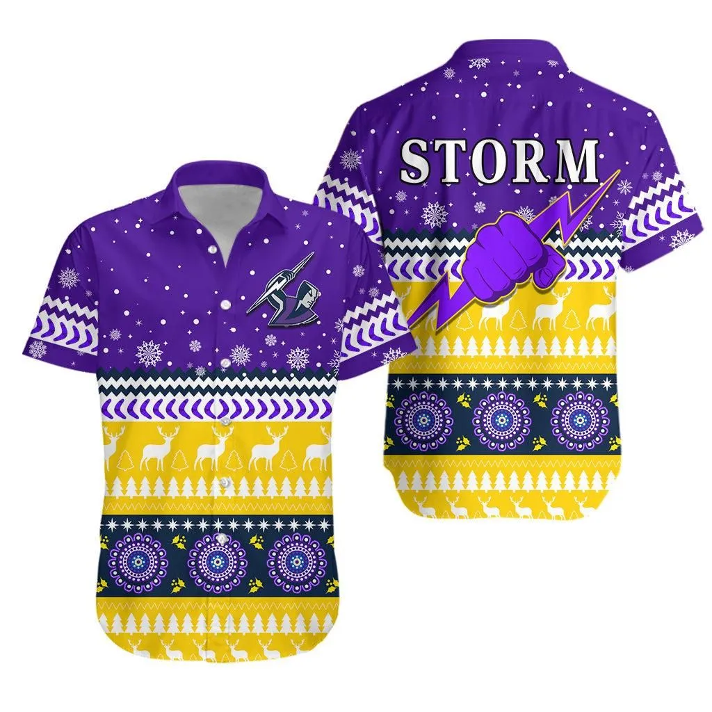 Storm Hawaiian Shirt Christmas Melbourne Lt13_0