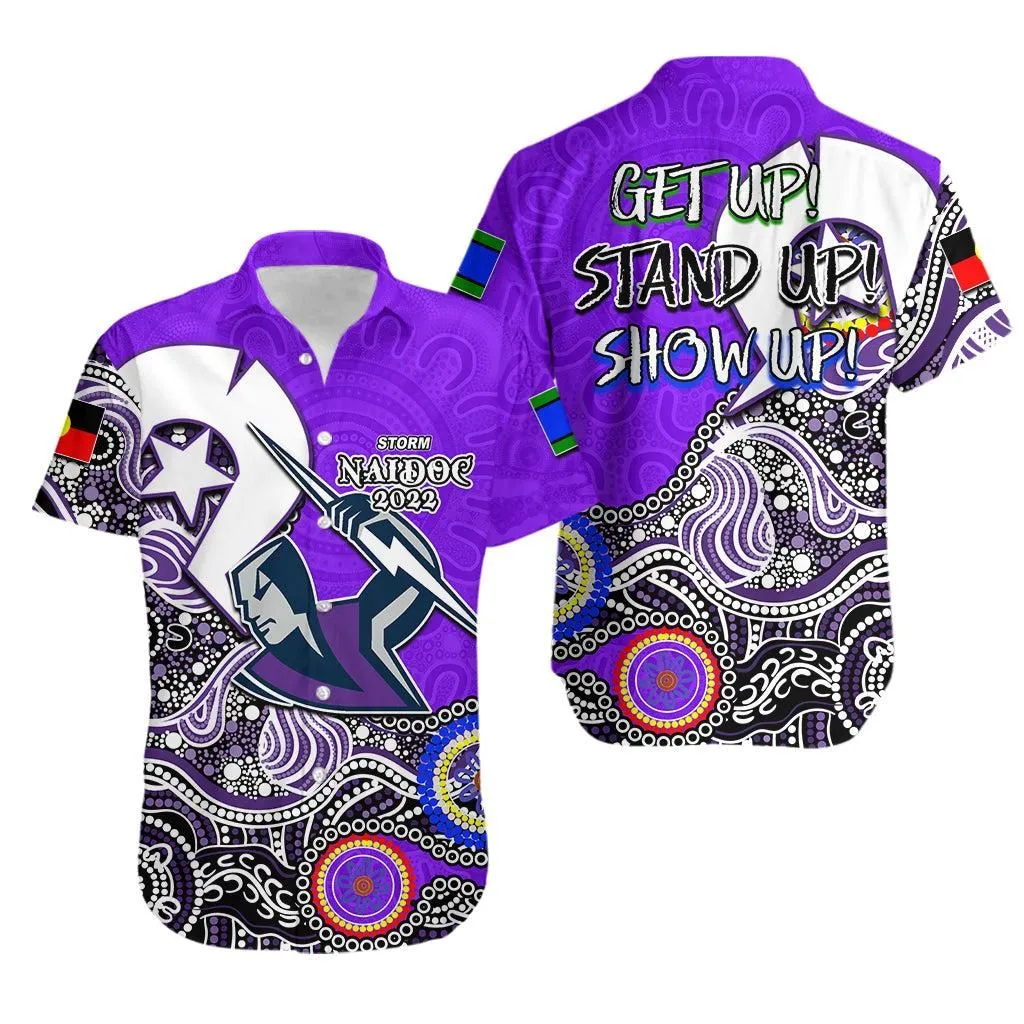 Storm Rugby Hawaiian Shirt Naidoc 2022 Patterns Lt6_1