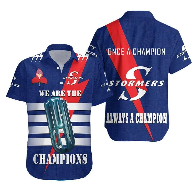 Stormers South Africa Rugby Union Champion Hawaiian Shirt Africa Pattern Lt9_0