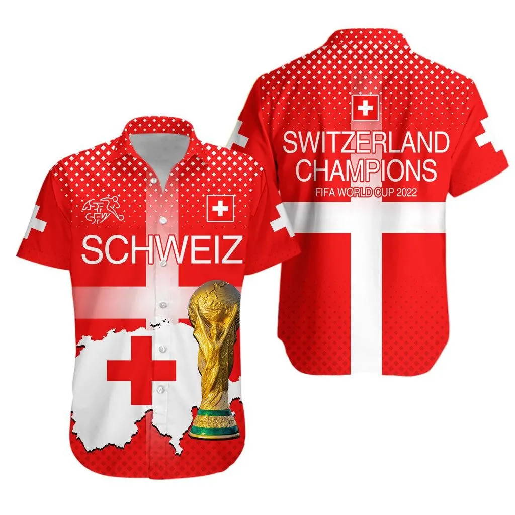 Switzerland Football Hawaiian Shirt Schweizer Pati Champion 2022 World Cup Lt13_0