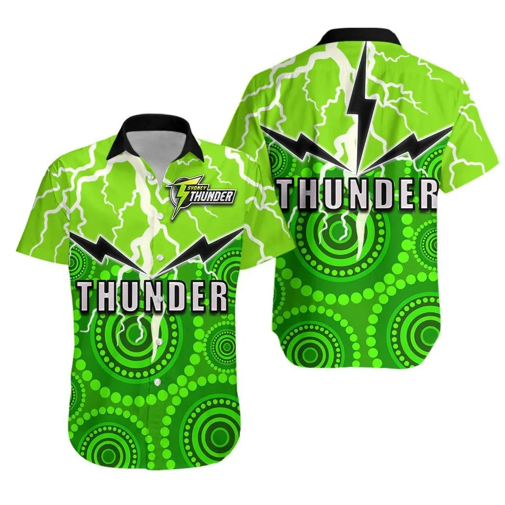 Sydney Thunder Cricket Aboriginal Thunder Hawaiian Shirt   Lt20_0
