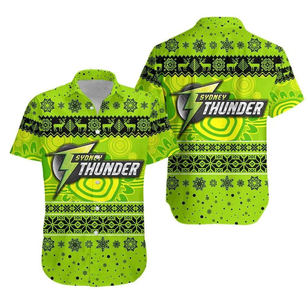 Sydney Thunder Hawaiian Shirt Christmas Simple Style Lt8_1