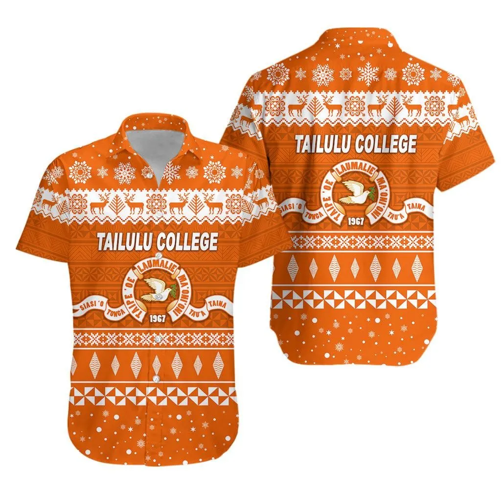 Tailulu College Christmas Hawaiian Shirt Simple Style Lt8_1