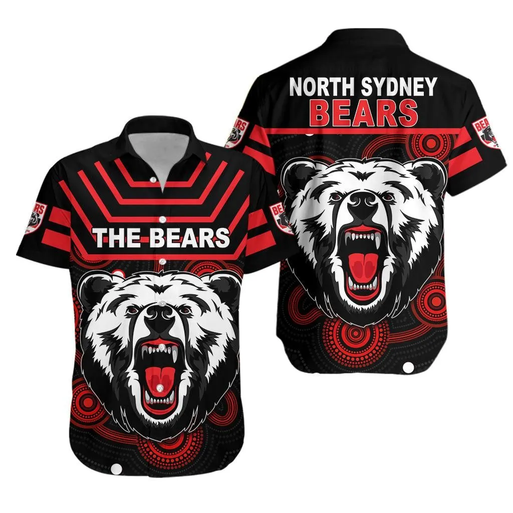 The Bears Indigenous Hawaiian Shirt Go North Sydney Lt13_0