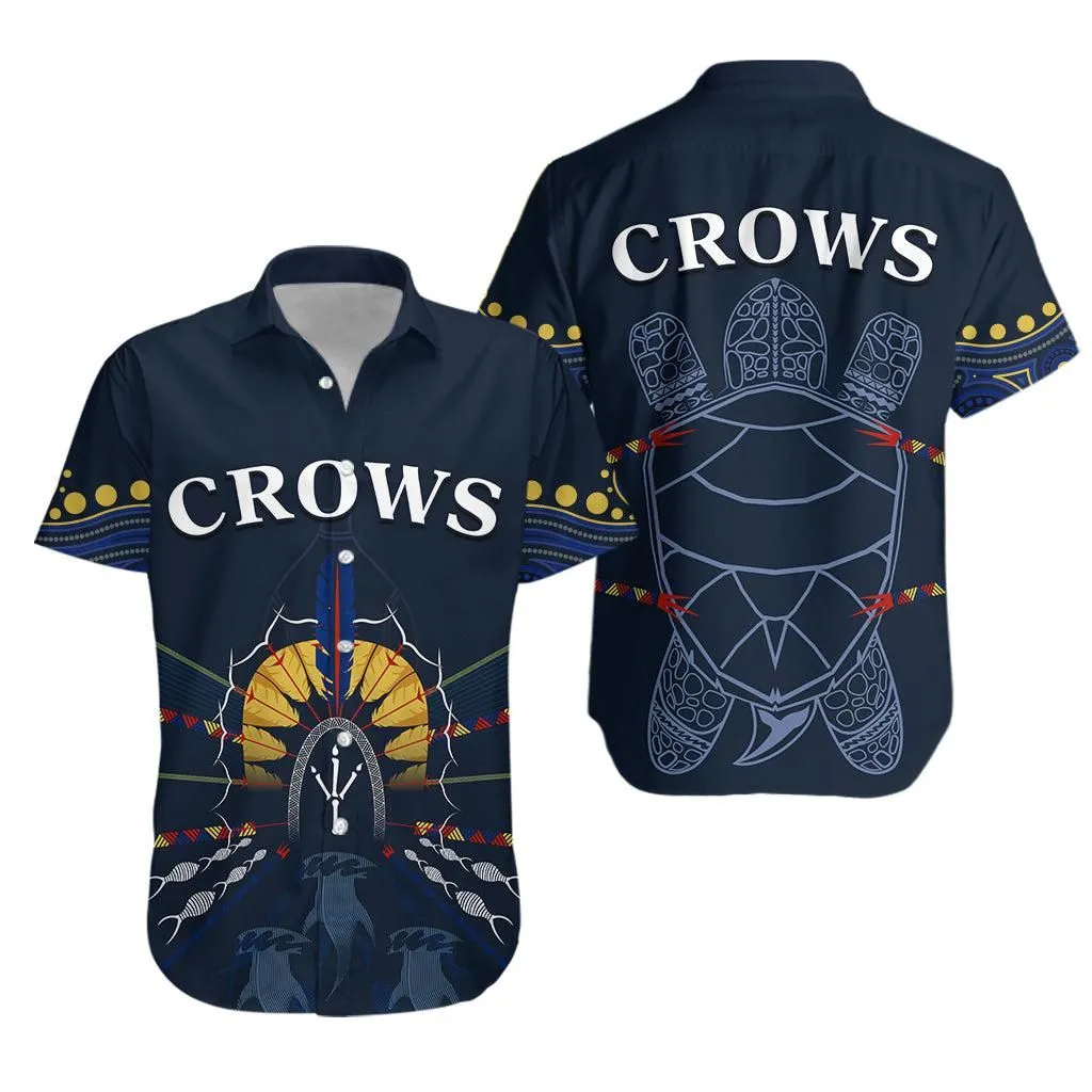 The Crows Indigenous Hawaiian Shirt Adelaide Football Lt13_0