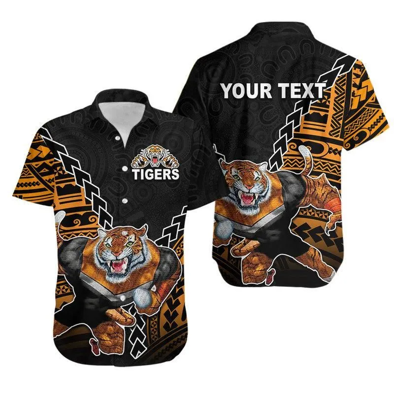 Tigers Rugby Hawaiian Shirt Mix Polynesian Lt6_0