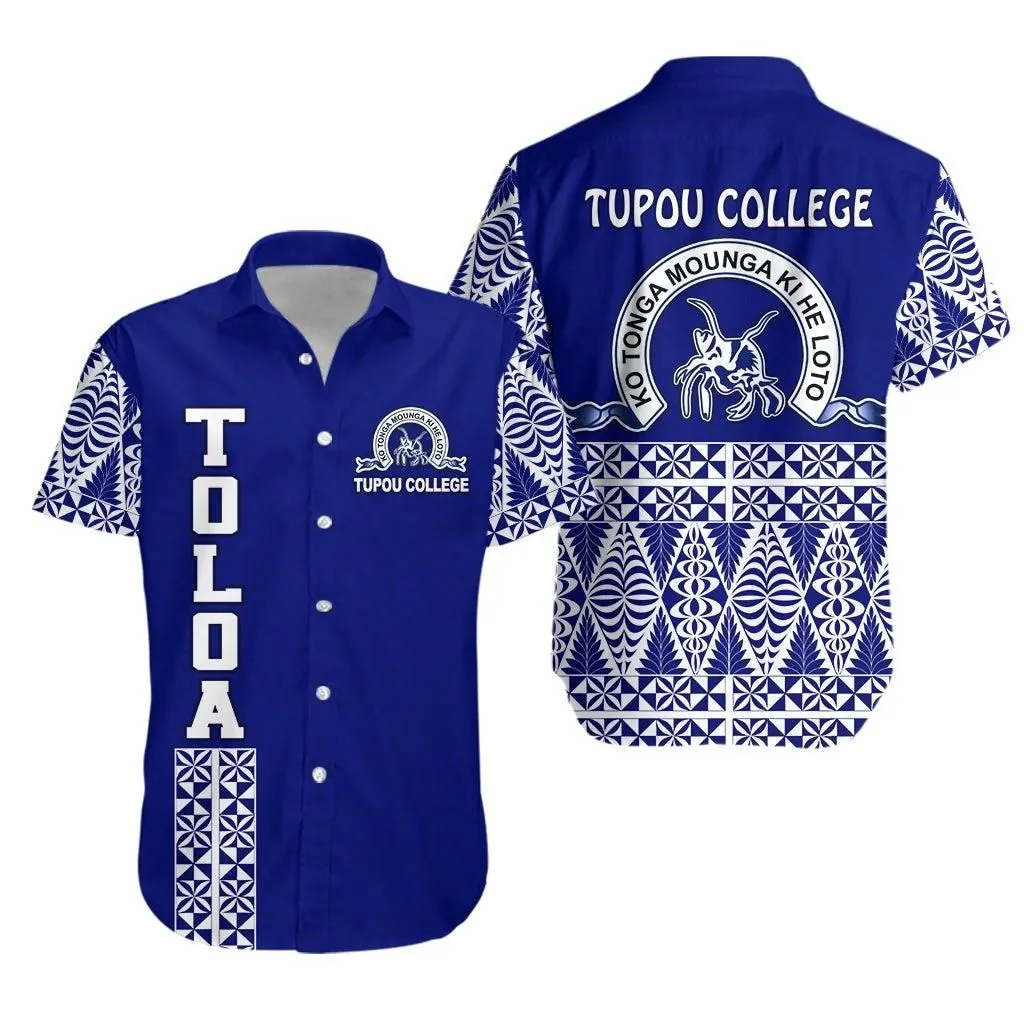 Toloa Hawaiian Shirt Tupou College Tonga Pattern Lt13_0