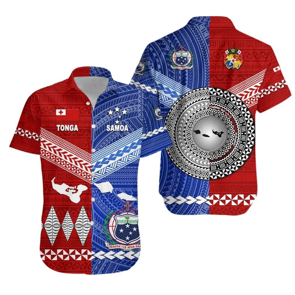 Tonga And Samoa Together Hawaiian Shirt Unique Style Lt8_1