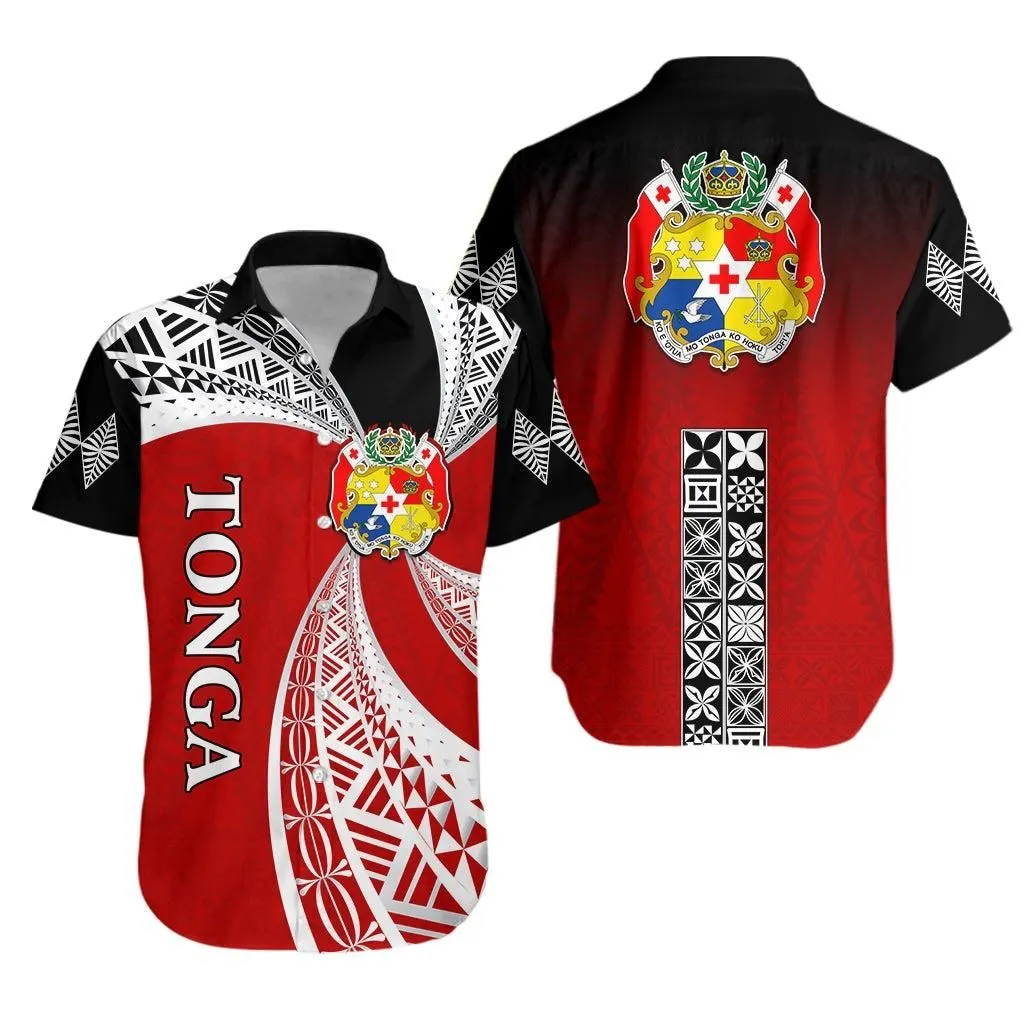 Tonga Distinctive Hawaiian Shirt Tongan Tapa Pattern Lt13_1