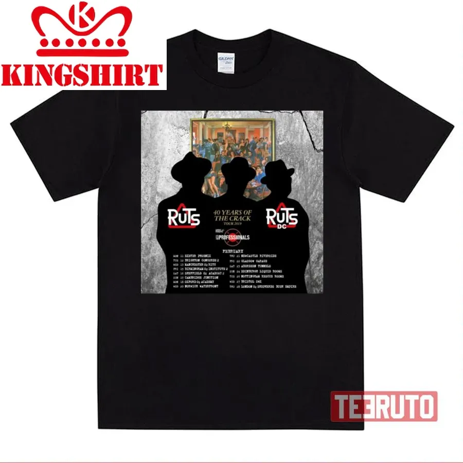 40 Years Of The Crack New Tour Date The Ruts Unisex T Shirt