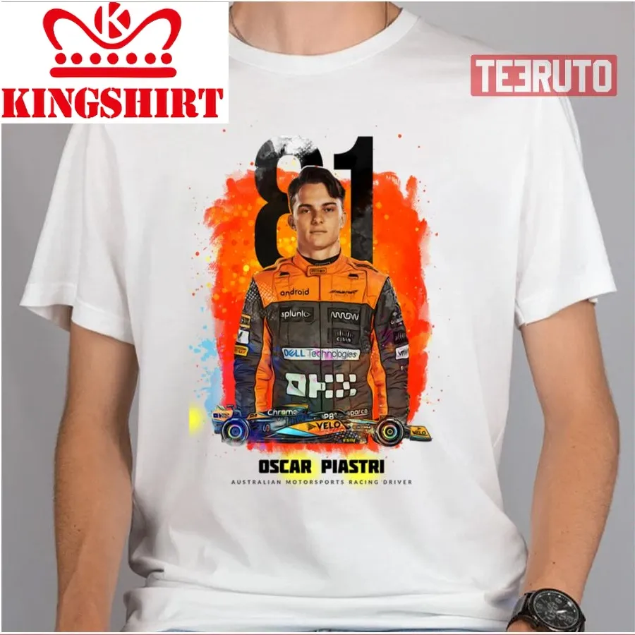 81 Formula 1 Oscar Piastri Unisex T Shirt