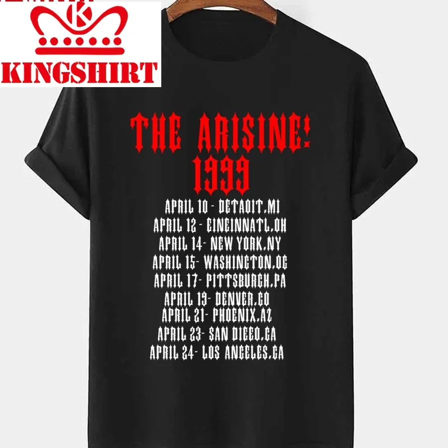 90S Rare Smashing Pumpkins The Arising Tour Vintage Concert Unisex T Shirt