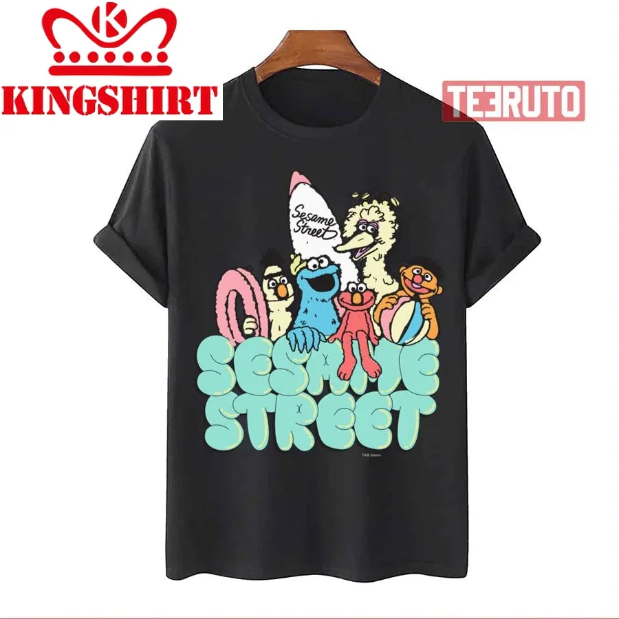 90'S Sesame Street Vintage Surf Unisex T Shirt