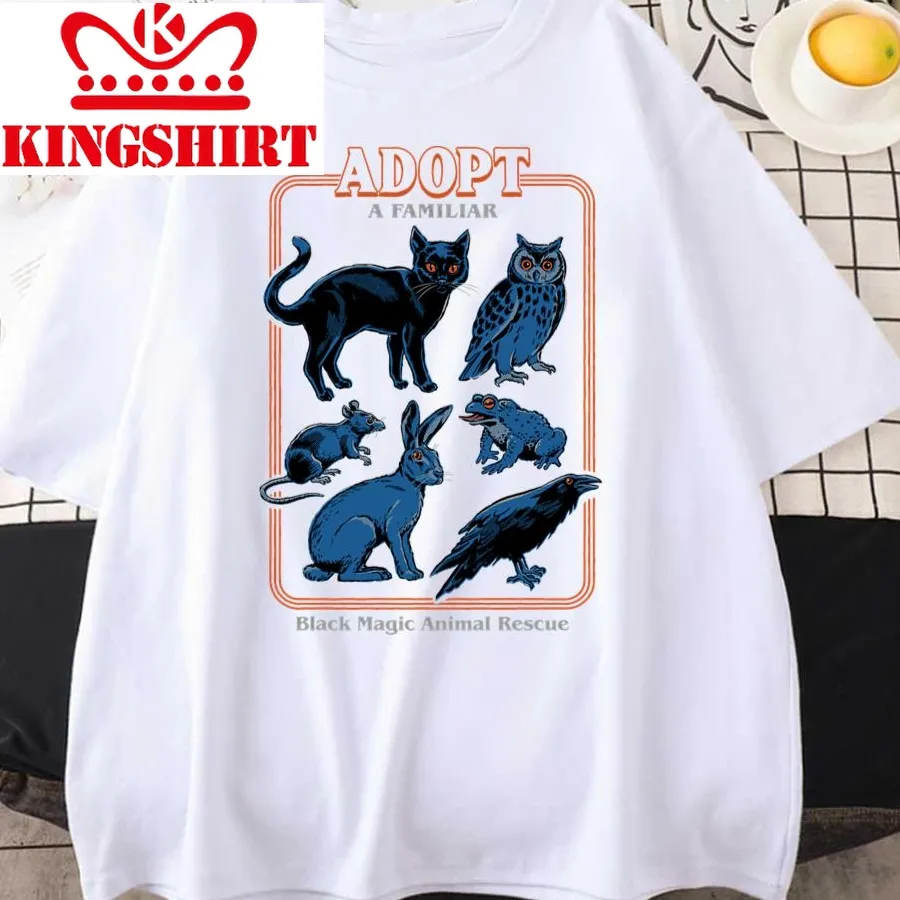 Adopt A Familiar Black Magic Animal Rescue Unisex T Shirt
