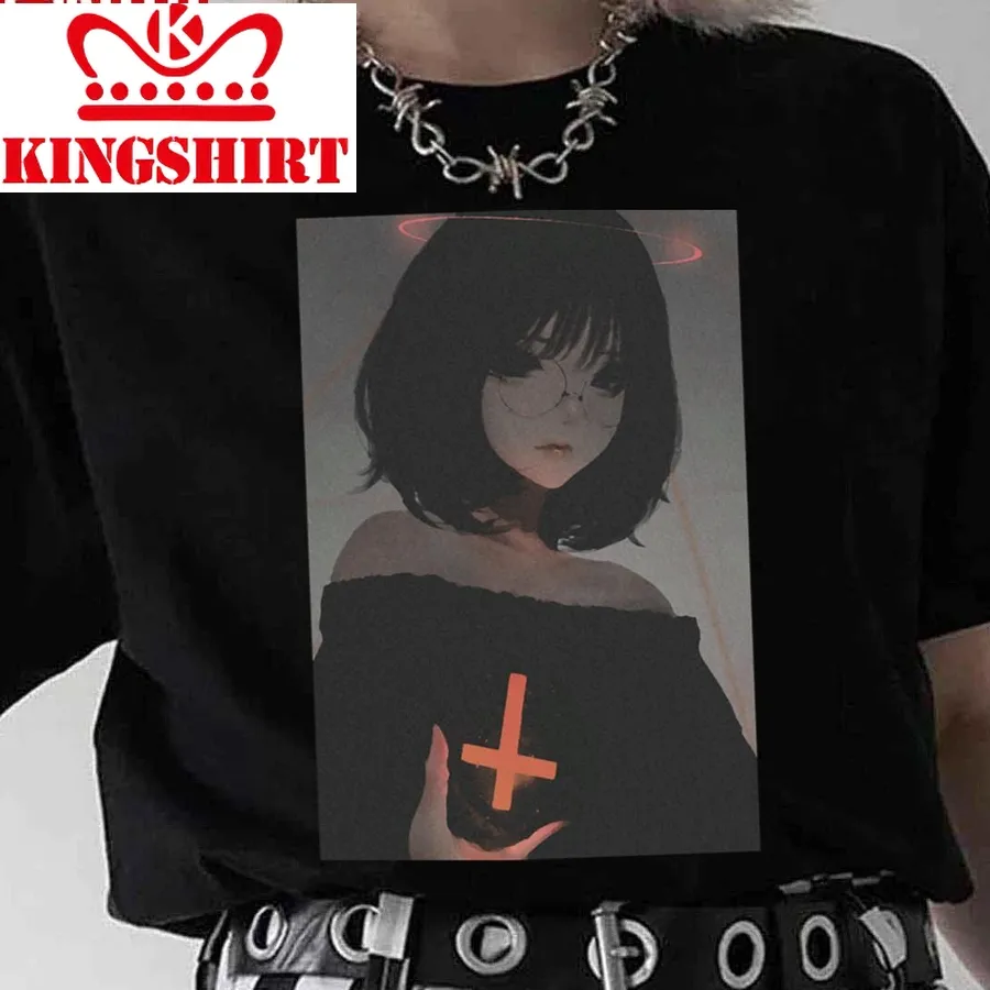 Aesthetic Anime Sad Girl Japanese Unisex T Shirt