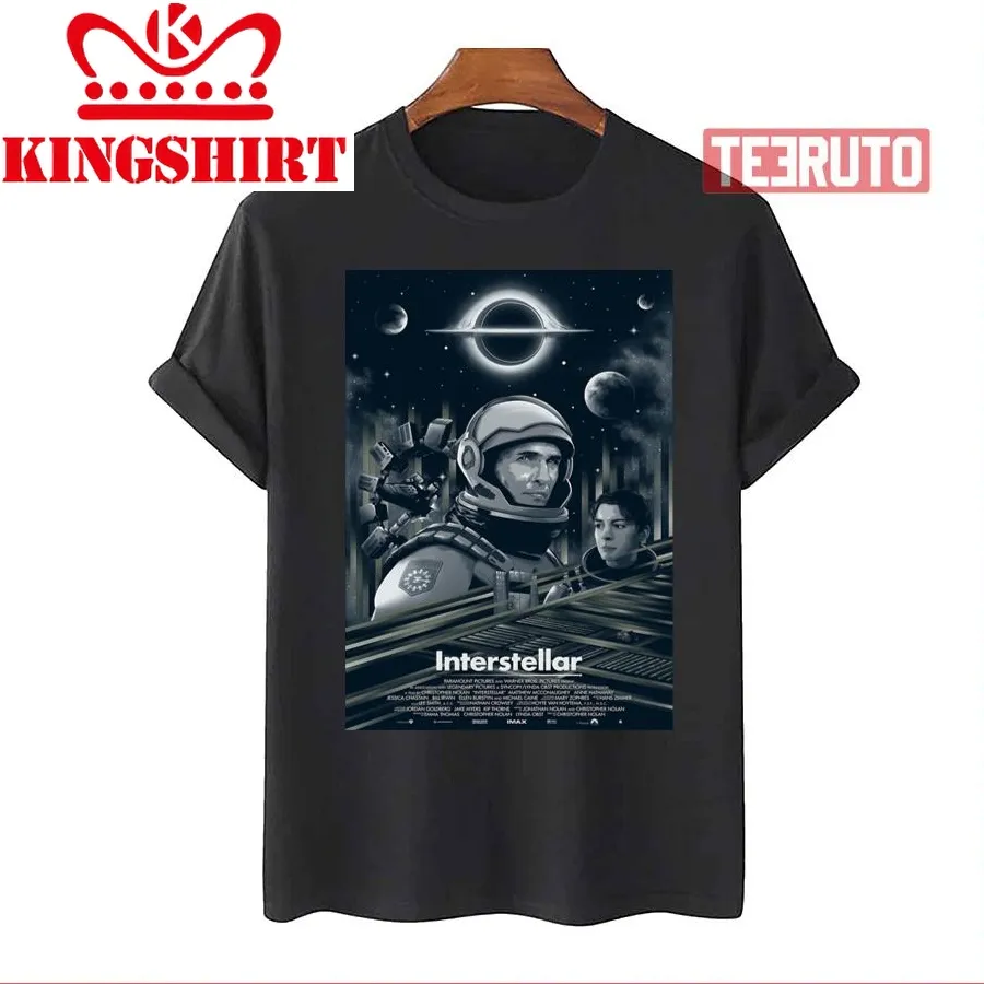 Aesthetic Design Interstellar Movie Cooper Unisex T Shirt