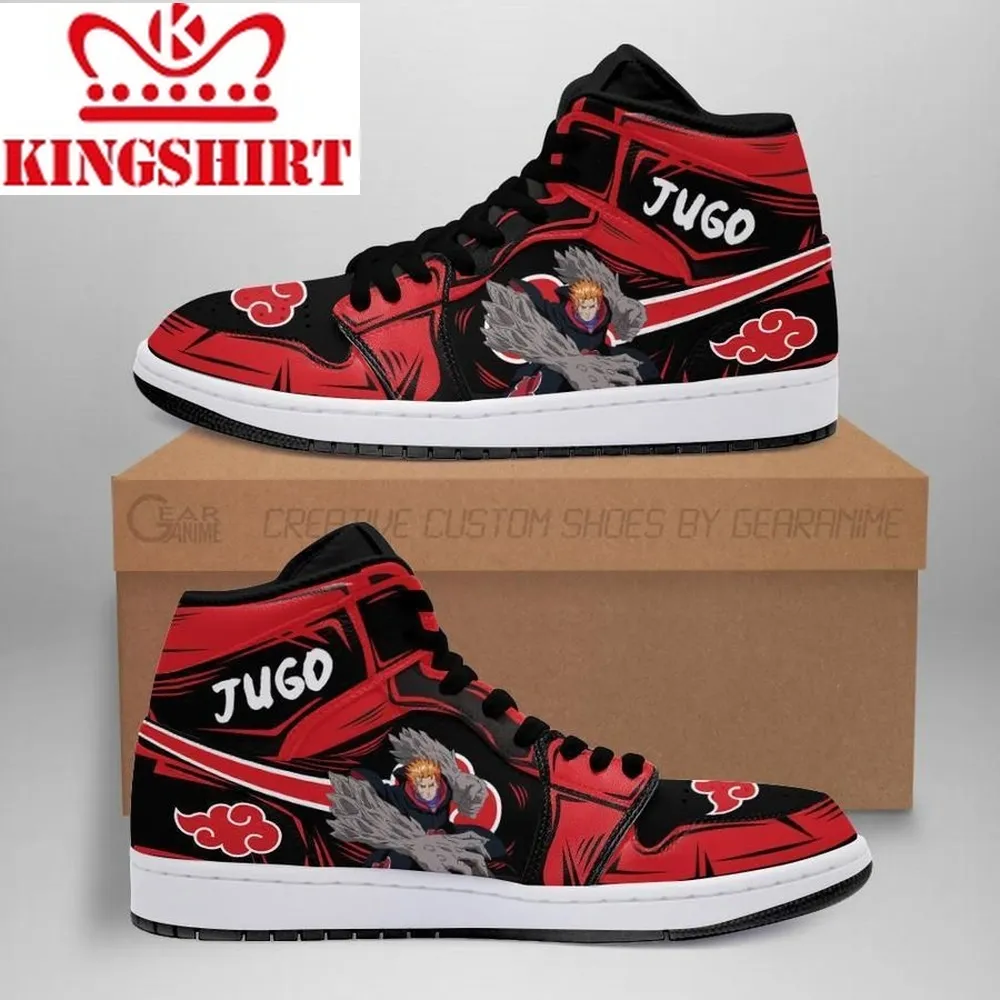 Akatsuki Jugo Naruto Anime Sneakers Fan Gift Mn04 Shoes