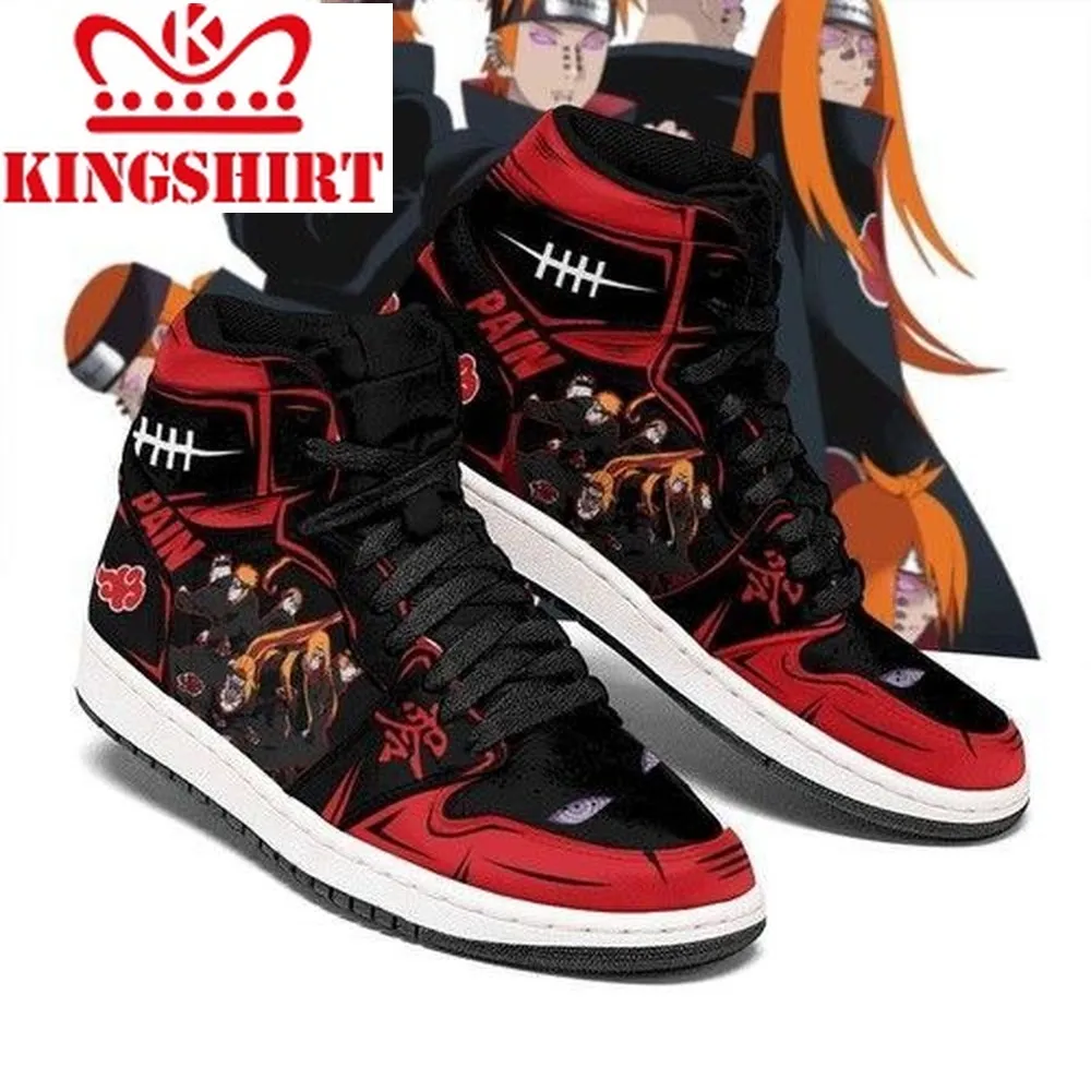 Akatsuki Pain Shoes Eyes Costume Boots Naruto Anime Jordan Sneakers Shoes