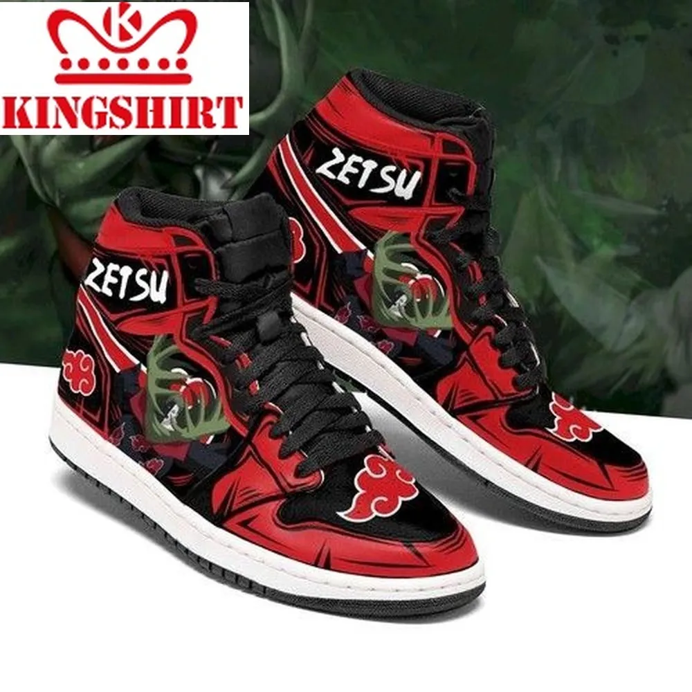 Akatsuki Zetsu Jd Sneakers High Top Customized Jordan Shoes For Fan Shoes