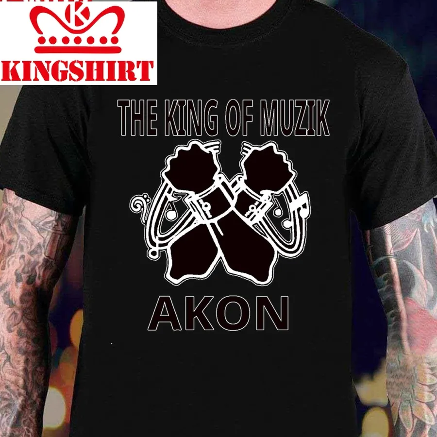 Akon The King Of Muzik Rapper Akon Unisex T Shirt